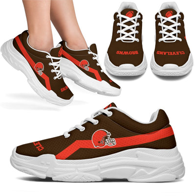 Edition Chunky Sneakers With Line Cleveland Browns Shoes