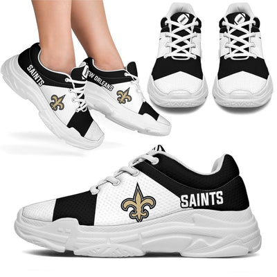 Colorful Logo New Orleans Saints Chunky Sneakers