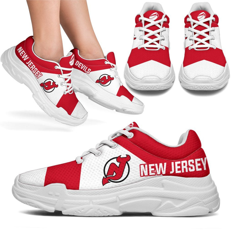 Colorful Logo New Jersey Devils Chunky Sneakers