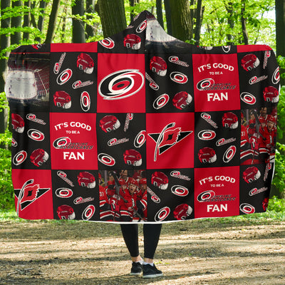 It's Good To Be A Carolina Hurricanes Fan Hooded Blanket