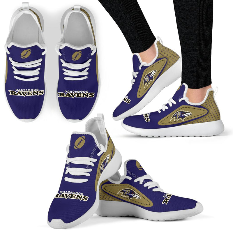Legend React Baltimore Ravens Mesh Knit Sneakers