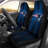 Incredible Line Pattern New England Patriots Logo Car Seat Covers