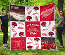 It's Good To Be A Detroit Red Wings Fan Quilt