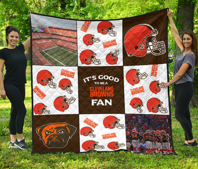 It's Good To Be A Cleveland Browns Fan Quilt