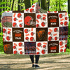 It's Good To Be A Cleveland Browns Fan Hooded Blanket