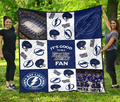 It's Good To Be A Tampa Bay Lightning Fan Quilt