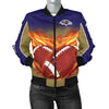 Playing Game With Baltimore Ravens Jackets Shirt For Women