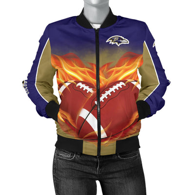Playing Game With Baltimore Ravens Jackets Shirt For Women