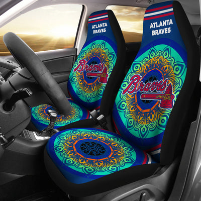 Unique Magical And Vibrant Atlanta Braves Car Seat Covers