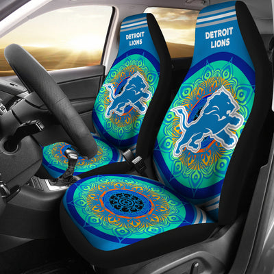 Unique Magical And Vibrant Detroit Lions Car Seat Covers