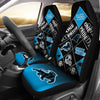 Colorful Pride Flag Carolina Panthers Car Seat Covers