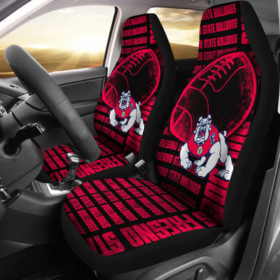 Gorgeous The Victory Fresno State Bulldogs Car Seat Covers