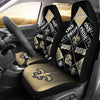 Colorful Pride Flag New Orleans Saints Car Seat Covers