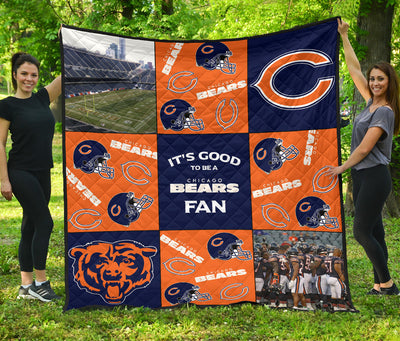 It's Good To Be A Chicago Bears Fan Quilt