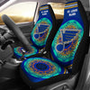 Unique Magical And Vibrant St. Louis Blues Car Seat Covers