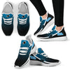 New Style Top Logo Carolina Panthers Mesh Knit Sneakers