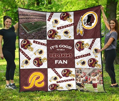 It's Good To Be A Washington Redskins Fan Quilt