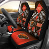 Colorful Pride Flag Cleveland Browns Car Seat Covers