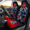Colorful Pride Flag New England Patriots Car Seat Covers