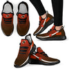 New Style Top Logo Cleveland Browns Mesh Knit Sneakers