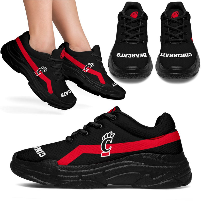 Edition Chunky Sneakers With Line Cincinnati Bearcats Shoes