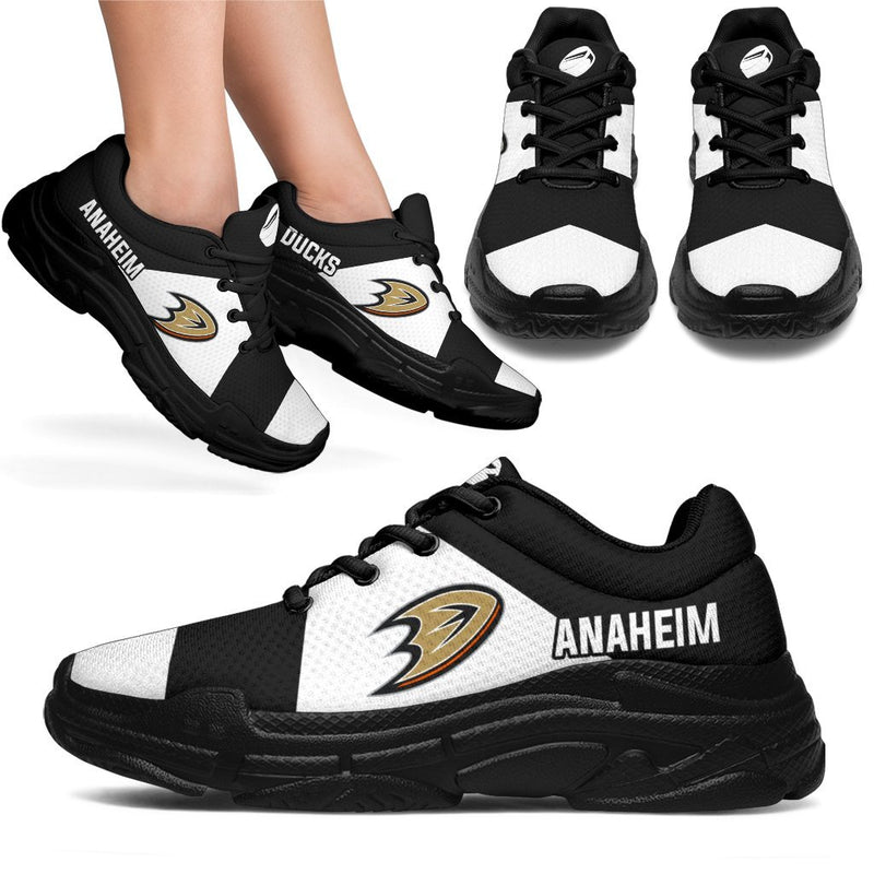 Colorful Logo Anaheim Ducks Chunky Sneakers