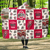 It's Good To Be An Ohio State Buckeyes Fan Hooded Blanket