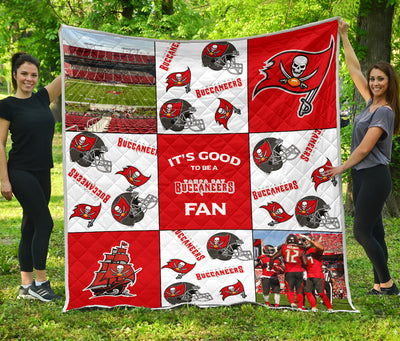 It's Good To Be A Tampa Bay Buccaneers Fan Quilt