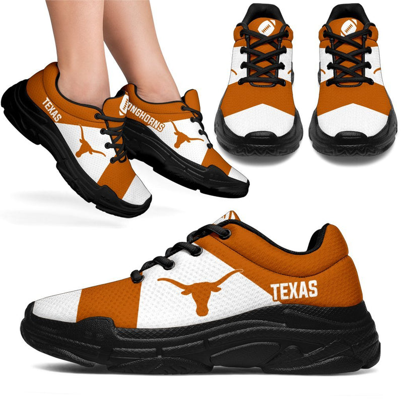 Colorful Logo Texas Longhorns Chunky Sneakers