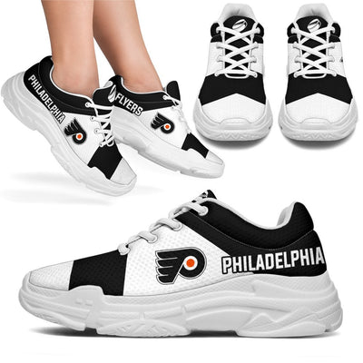 Colorful Logo Philadelphia Flyers Chunky Sneakers