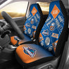 Colorful Pride Flag New York Islanders Car Seat Covers