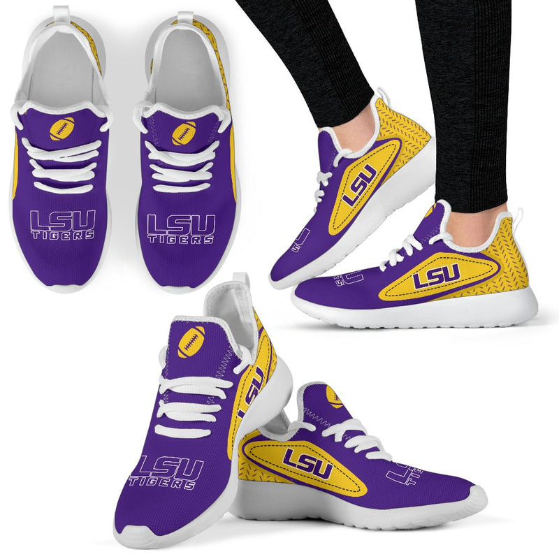 Legend React LSU Tigers Mesh Knit Sneakers