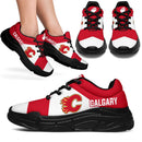 Colorful Logo Calgary Flames Chunky Sneakers