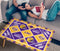 Colorful Pride Flag LSU Tigers Coffee Table