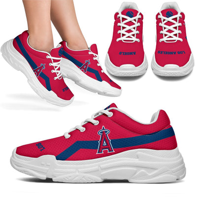 Edition Chunky Sneakers With Line Los Angeles Angels Shoes