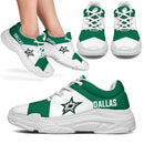 Colorful Logo Dallas Stars Chunky Sneakers