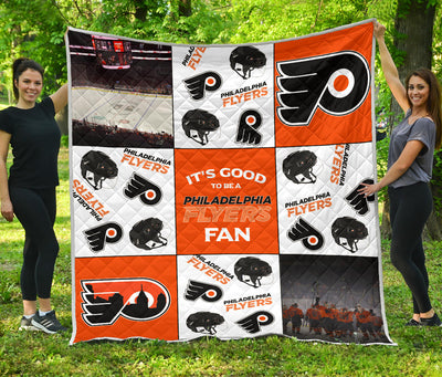 It's Good To Be A Philadelphia Flyers Fan Quilt