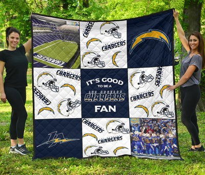 It's Good To Be A Los Angeles Chargers Fan Quilt