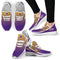 New Style Top Logo Minnesota Vikings Mesh Knit Sneakers