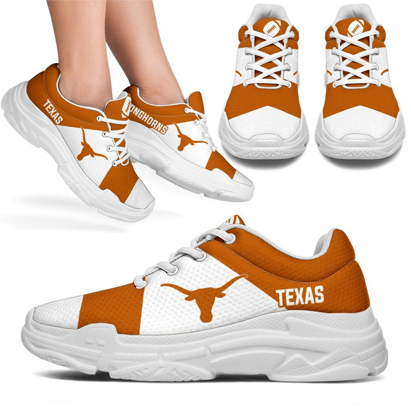 Colorful Logo Texas Longhorns Chunky Sneakers