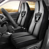 Incredible Line Pattern Oakland Raiders Logo Car Seat Covers