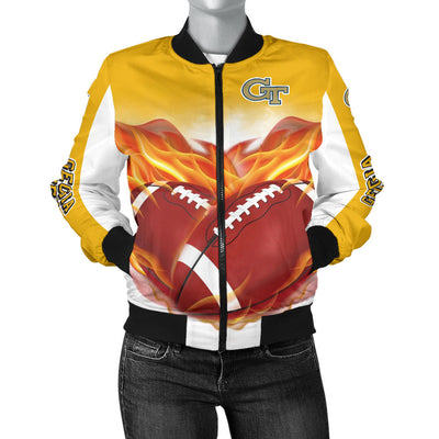 Playing Game With Georgia Tech Yellow Jackets Jackets Shirt For Women