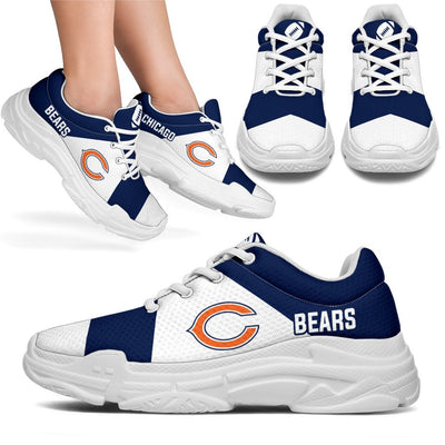 Colorful Logo Chicago Bears Chunky Sneakers