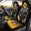 Colorful Pride Flag Pittsburgh Pirates Car Seat Covers