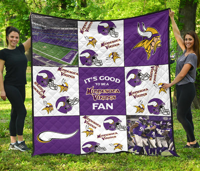 It's Good To Be A Minnesota Vikings Fan Quilt