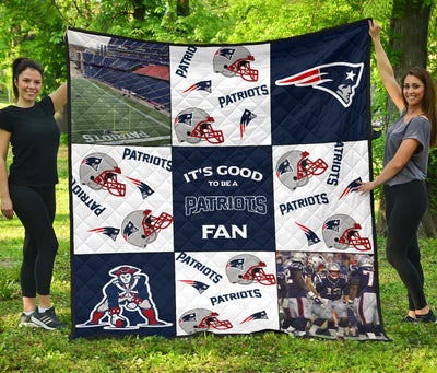 It's Good To Be A New England Patriots Fan Quilt