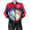 Playing Game With Cleveland Indians Jackets Shirt For Women