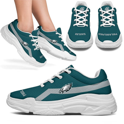 Edition Chunky Sneakers With Line Philadelphia Eagles Shoes