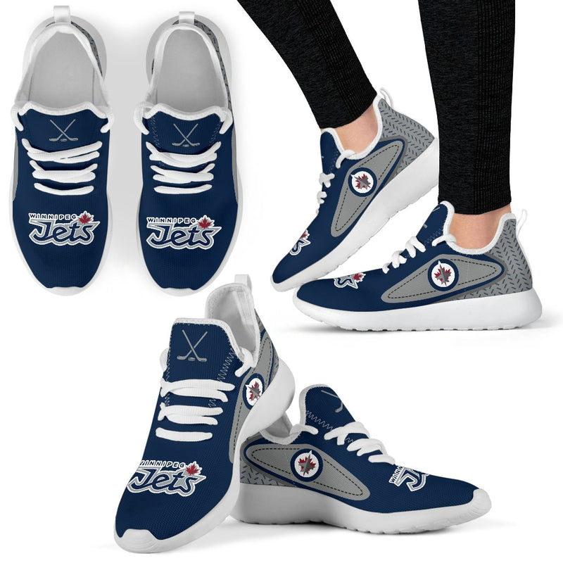 Legend React Winnipeg Jets Mesh Knit Sneakers