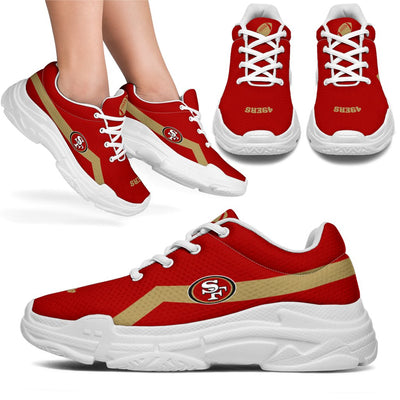 Edition Chunky Sneakers With Line San Francisco 49ers Shoes